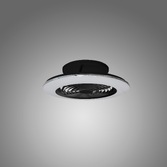 Photograph: Mantra M7495 Alisio Mini Black Ceiling Fan Light C/W Remote Control