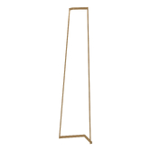 Photograph: Mantra Minimal Tall Sleek Gold Corner Ambient Effect Dimmable Led Floor Lamp - 3000K