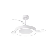 Photograph: Mantra Niseko Fan S 40cm 45W LED Dimmable Ceiling Light With Built-In 25W DC Fan: 2700-5000K Remote Control: 5000lm: White