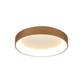 Photograph: Mantra Niseko II Medium 50cm LED Gold Flush Ring Ceiling Light Complete With Remote Control & App - 2700K-6000K Tuneable