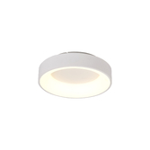 Photograph: Mantra Niseko II Small 38cm LED White Flush Ring Ceiling Light Complete With Remote Control & App - 2700K-6000K Tuneable