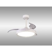 Photograph: Mantra North White Led Ceiling Fan Light Complete With Remote Control - 3000K - 6500K - RGB