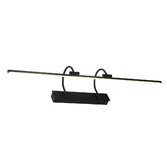 Photograph: Mantra Paracaru 90cm Extra Large Black Led Picture Light - 3000K