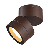 Photograph: Mantra Saler Rust Brown IP65 Adjustable Ceiling/Wall Outdoor Light