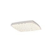 Photograph: Mantra Small White Urban Flush Grid Adjustable Led Ceiling Light Complete With Remote - M7886 - 27000-5000K Tuneable