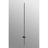 Photograph: Mantra Tobago Black Slim LED Linear Wall Light - 125cm