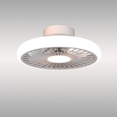 Photograph: Mantra Turbo Modern Led Ceiling Fan Light White With Remote Control