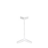 Photograph: Mantra Vector Triangular Angled White Led Table Lamp Complete With In-Line Switch - 3000K