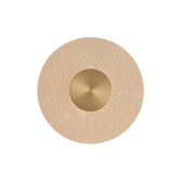 Photograph: Mantra Venus Gold Round Led Wall Light - 3000K