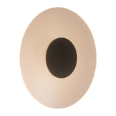 Photograph: Mantra Venus Large Black Round Led Wall Light - 3000K