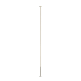 Photograph: Mantra Vertical Large Black Slim 1 Light Led Dimmable Pole Floor Lamp - 3000K