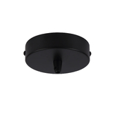 Photograph: Matt Black Ceiling Rose With Cable Clamp