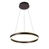 Photograph: Maya Mocha Led Ring Pendant Light - CCT 3000K - 6000K - Remote Control