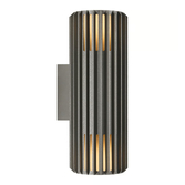 Photograph: Nordlux Aludra Double Wall Light Seaside anthracite