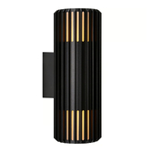 Photograph: Nordlux Aludra Double Wall Light Seaside black