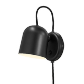 Photograph: Nordlux Angle Black Adjustable Plug In Wall Light