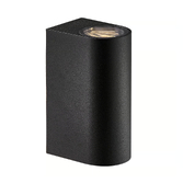 Photograph: Nordlux Asbol Round Wall Light Black