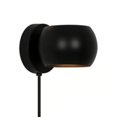 Photograph: Nordlux Belir Black Up And Down Plug In Wall Light