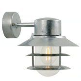 Photograph: Nordlux Blokhus Down Wall Light Galvanized