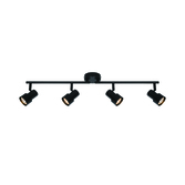 Photograph: Nordlux Boston 4-rail Ceiling Light Black