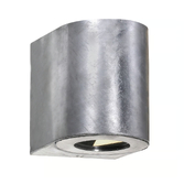 Photograph: Nordlux Canto 2 Wall Light Galvanized