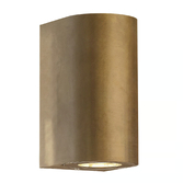 Photograph: Nordlux Canto Maxi 2 Wall Light Brass