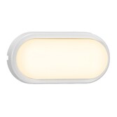 Photograph: Nordlux Cuba Outdoor Energy Oval Wall Light White