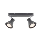 Photograph: Nordlux Eik 2 Spot Light Grey