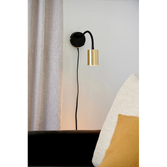 Photograph: Nordlux Explore Flexi Aim Black And Brass Adjustable Wall Light