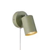 Photograph: Nordlux Explore Green Adjustable Plug In Wall Light