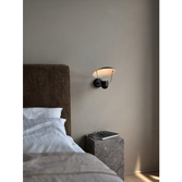 Photograph: Nordlux Fabiola Black Plug In Wall Light