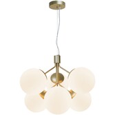 Photograph: Nordlux Ivona 6-Spot Pendant Brass