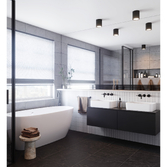 Photograph: Nordlux Landon 14 Bathroom Lighting Black