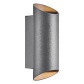 Photograph: Nordlux Nico Round 22 Wall Light Anthracite