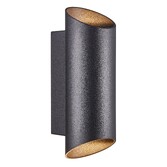 Photograph: Nordlux Nico Round 22 Wall Light Black