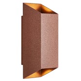 Photograph: Nordlux Nico Square 22 Wall Light Rusty