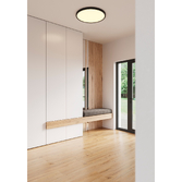 Photograph: Nordlux Oja Smart 60 Ceiling Light Black