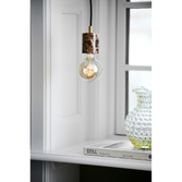 Photograph: Nordlux Siv Pendant Kit Brown