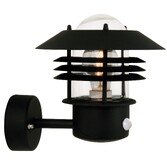 Photograph: Nordlux Vejers Sensor Wall Light Black