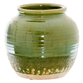 Photograph: Olive Squat Ceramic Vase