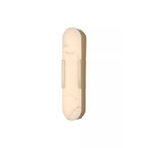 Photograph: Opaline Large Matt Gold Bathroom Led Wall Light Complete With Marble Resin Shade - IP44 - 3000K