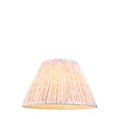 Photograph: Peachy Keen Leaf Patterned 30cm Lampshade - E14/E27/B22 With Fixed Metal Gimbal