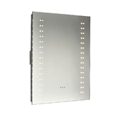 Photograph: Perle Rectangular Bathroom Mirror With CCT LED Lights, Motion Sensor & Shaver Socket