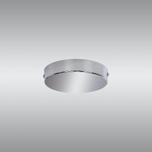 Photograph: Polished Chrome No Hole Ceiling Plate - 12cm