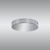 Photograph: Polished Chrome No Hole Ceiling Plate - 15cm