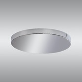 Photograph: Polished Chrome No Hole Ceiling Plate - 28cm