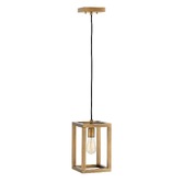 Photograph: Quintiesse Ensemble 1 Light Pendant In Brushed Bronze - QN-ENSEMBLE1P-BB