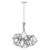 Photograph: Quintiesse Ensemble 5 Light Cluster Pendant In Polished Nickel - QN-ENSEMBLE5P-PN