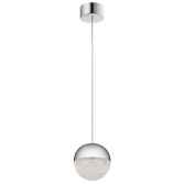 Photograph: Quintiesse Moonlit LED Mini Pendant In Polished Chrome - QN-MOONLIT-P-PC