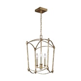 Photograph: Quintiesse Thayer 3 Light Pendant In Antique Gold - QN-THAYER-3P-ADB